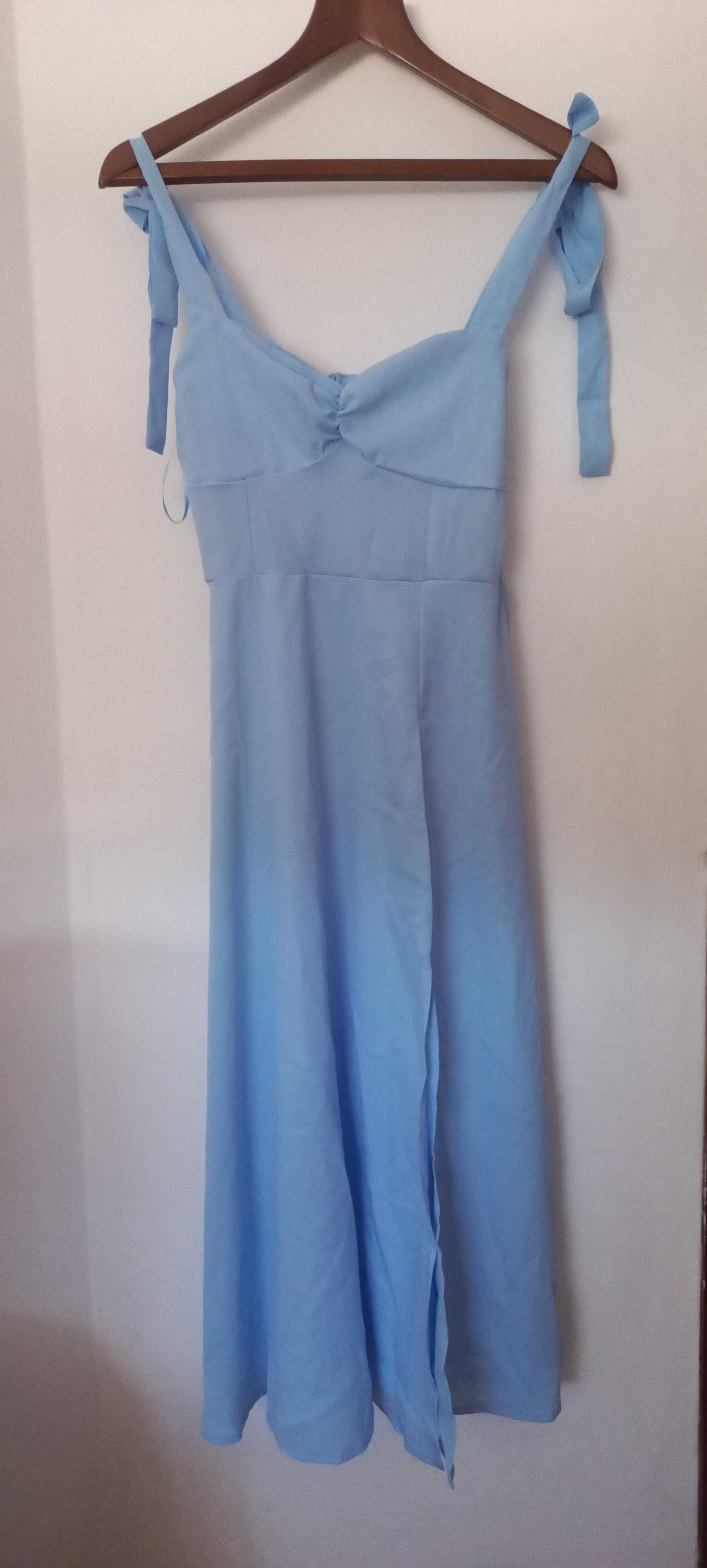 Vestido azul claro