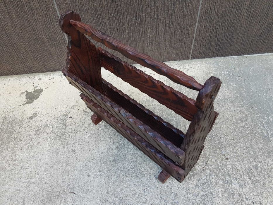 Donica drewniana - dekoracja do ogrodu, na balkon