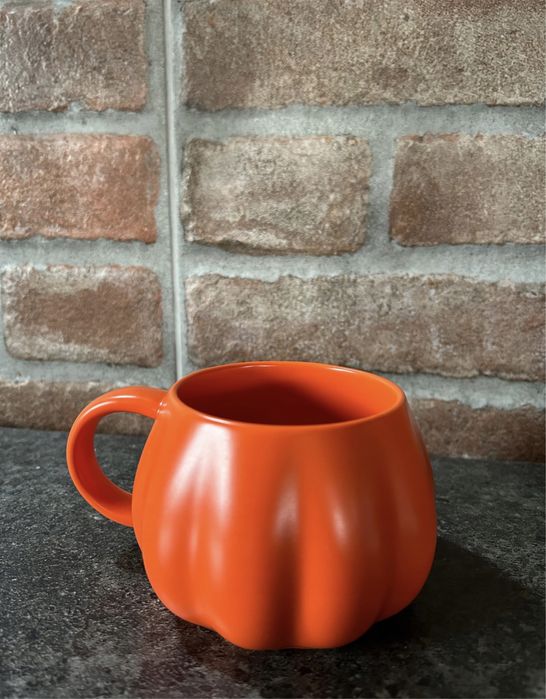 Pomarańczowy kubek dynia dyniowy Starbucks jesień halloween 355ml