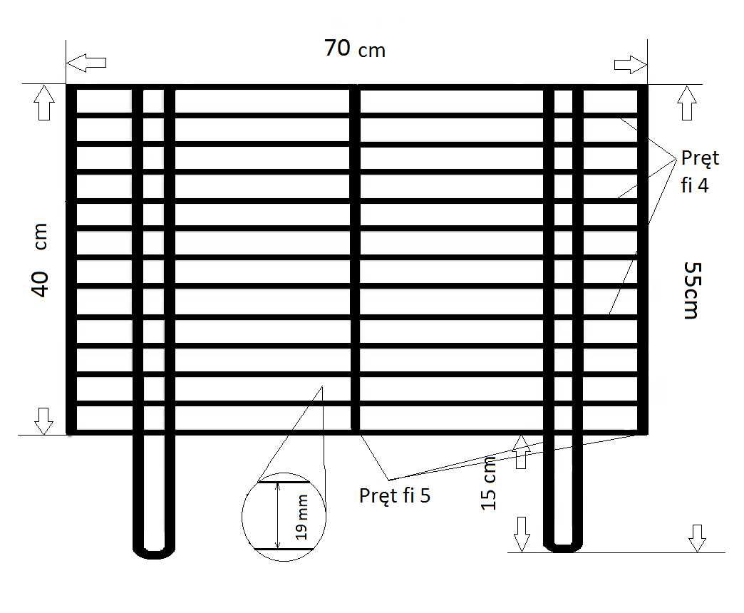 Ruszt do grilla INOX 50x40 nierdzewny grill KURIER GRATIS