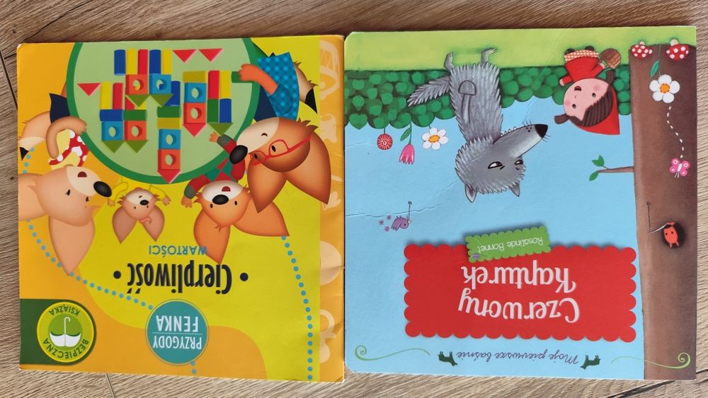 Czerwony kapturek moje pierwsze basnie , przygody Fenka cierpliwość