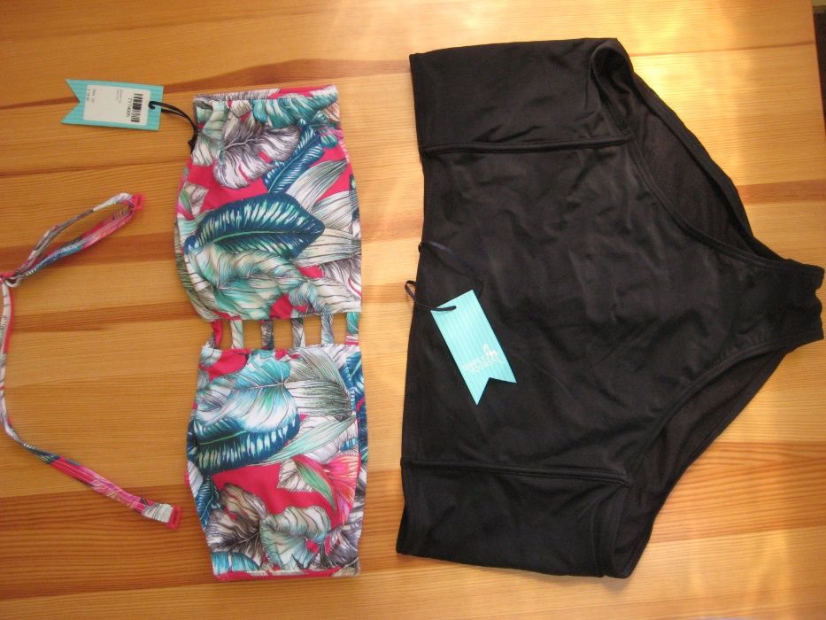 Strój kąpielowy rozmiar 48 50 + majtki nowy  4XL 5XL