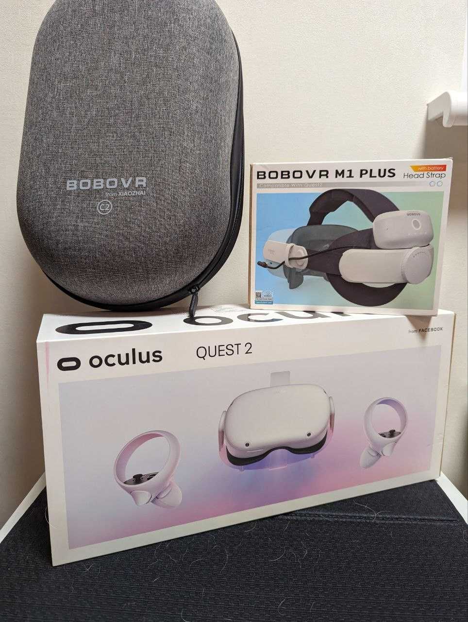 VR Oculus\Meta Quest 2 128GB + кріплення з дод. батареєю та кейс