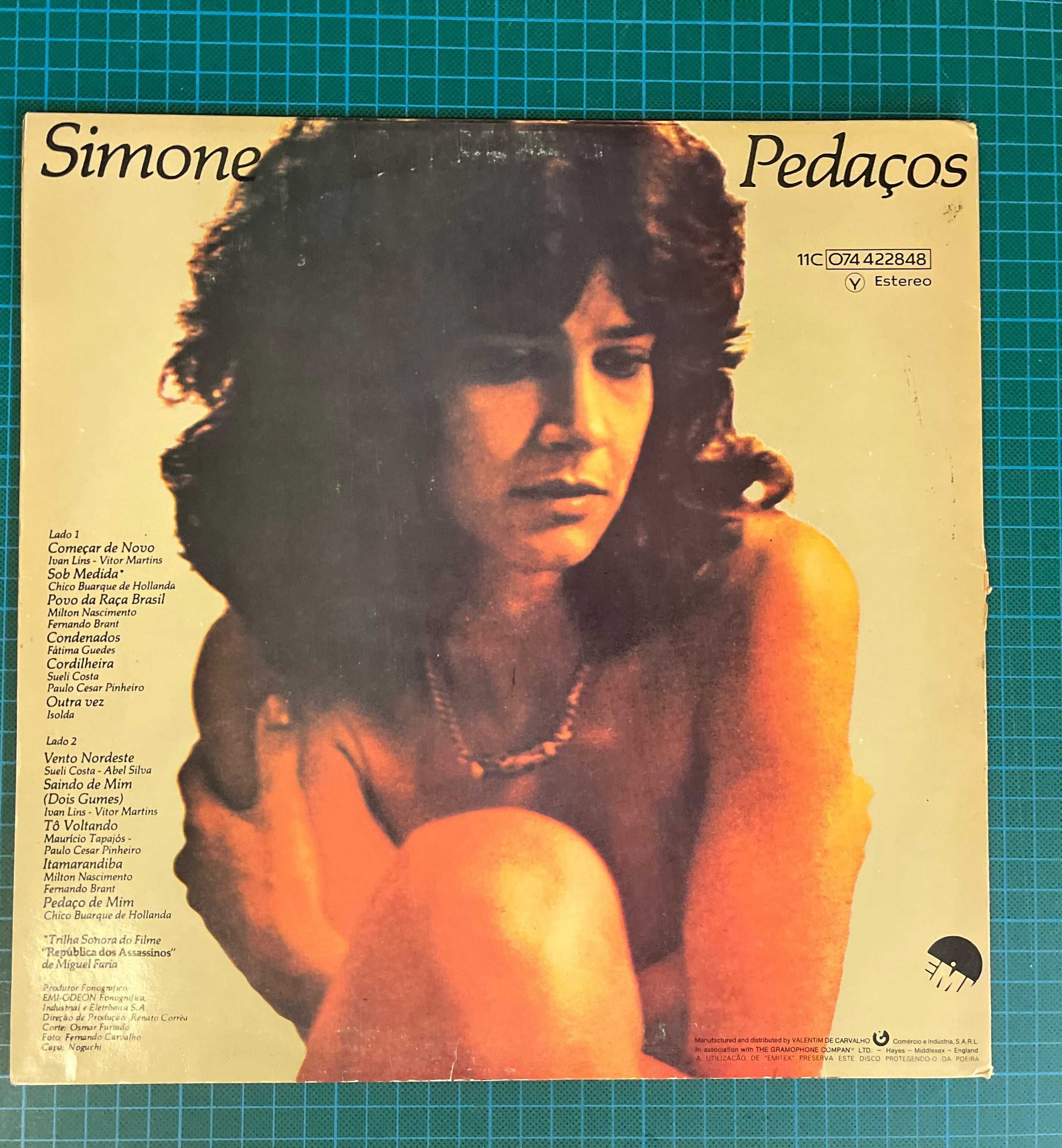 Lote de 4 Vinis LP – Amália Rodrigues, Mafalda Veiga & Simone