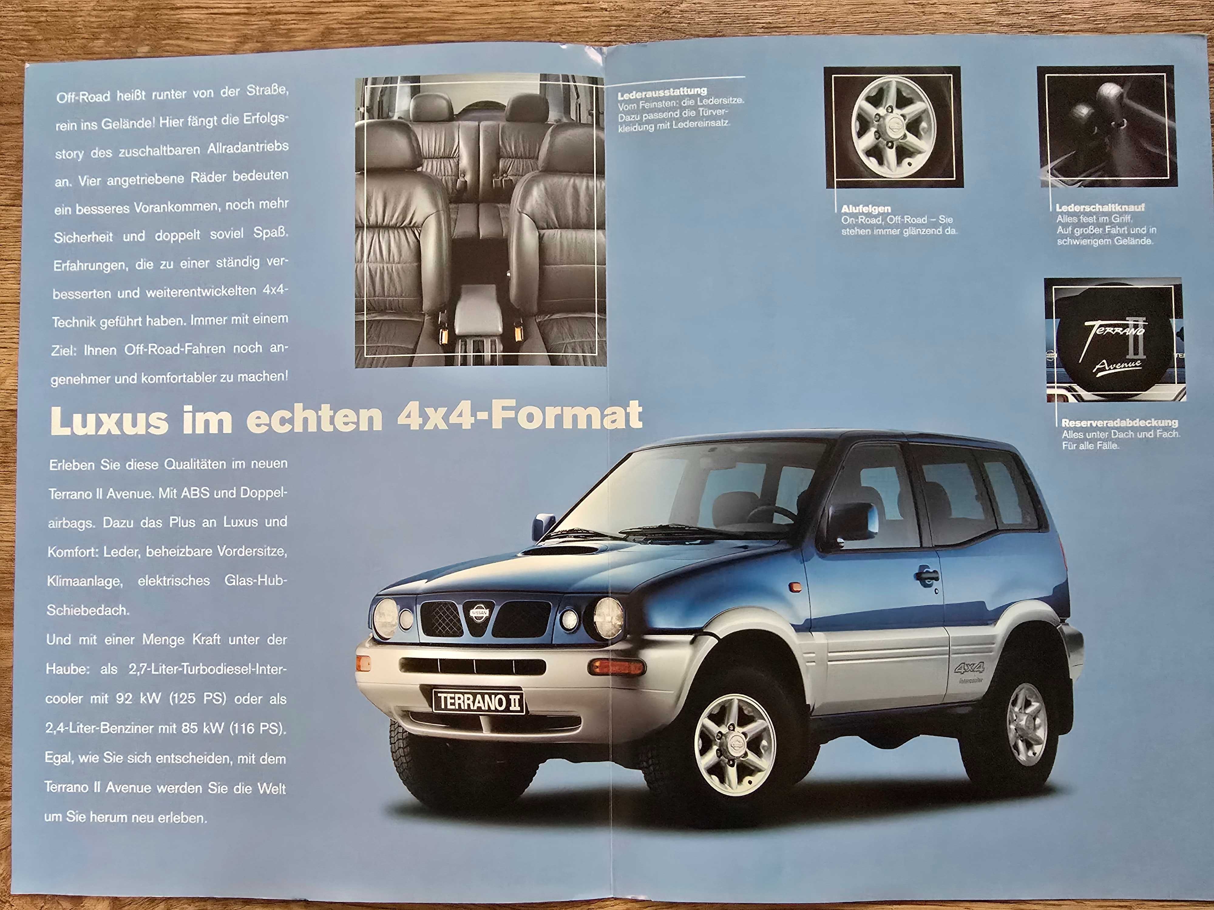 Prospekt Nissan Terrano II Avenue