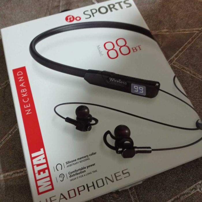 Бездротові вакуумні блютуз навушники WUW R37 Bluetooth Black