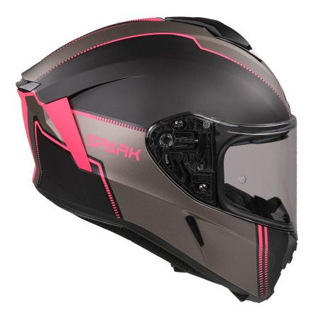 Kask integralny AIROH SPARK Flow Pink Matt XS JAK NOWY