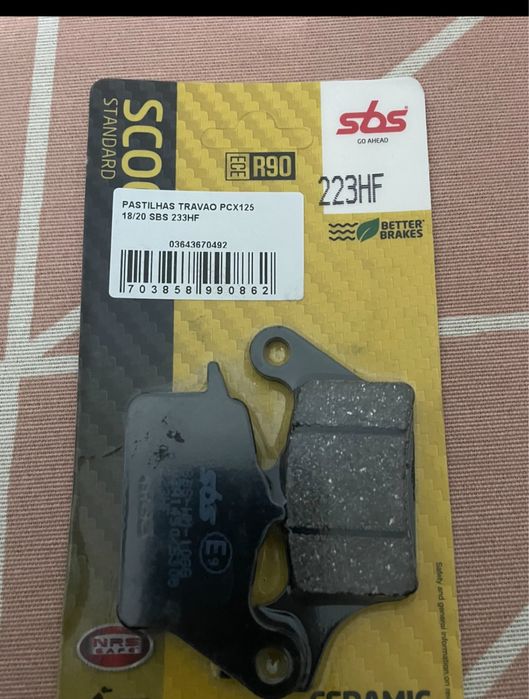 Pastilhas travão para Moto
