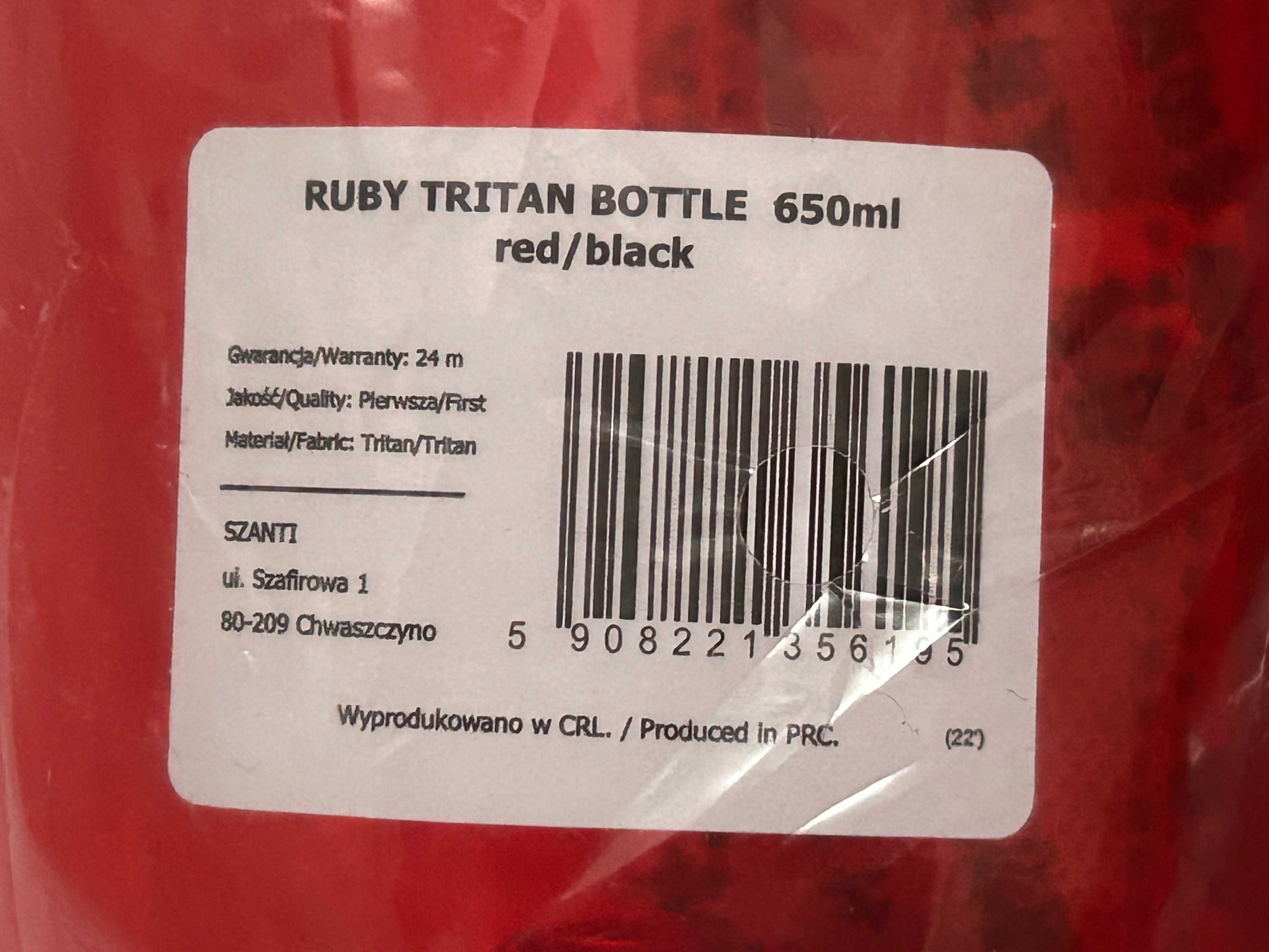 Plecak Fjord Nansen Rago Solid Red 18l + Butelka trytanowa (Zestaw)
