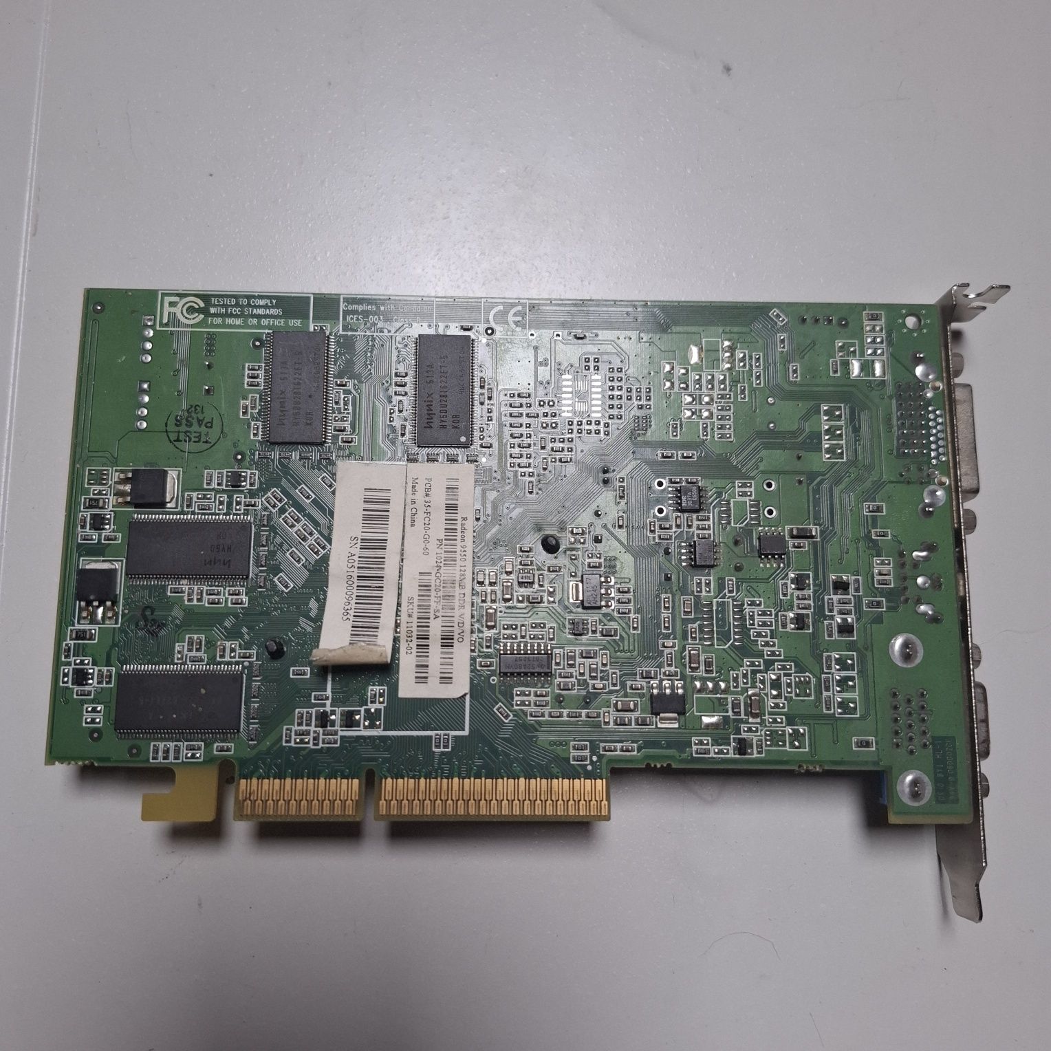 Sapphire Radeon 9550, 128mb AGP