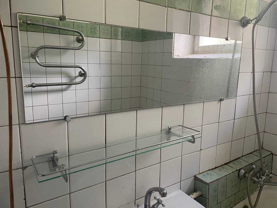 Полочка + зеркало в ванную комнату