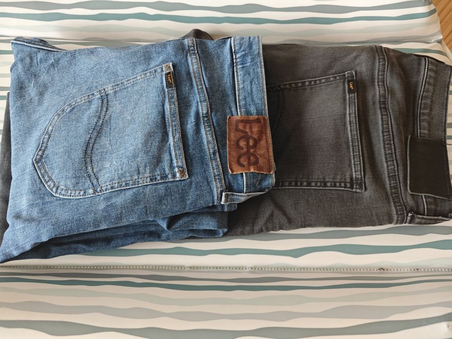 Spodnie Lee, 2 pary, niebieskie, czarne W34L32