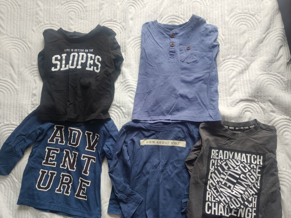 Bluzka długi rękaw x5