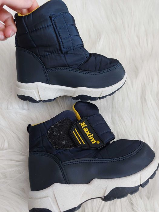 buty zimowe chlopiece kozaki axim 27 wkladka ok 17.8 cm