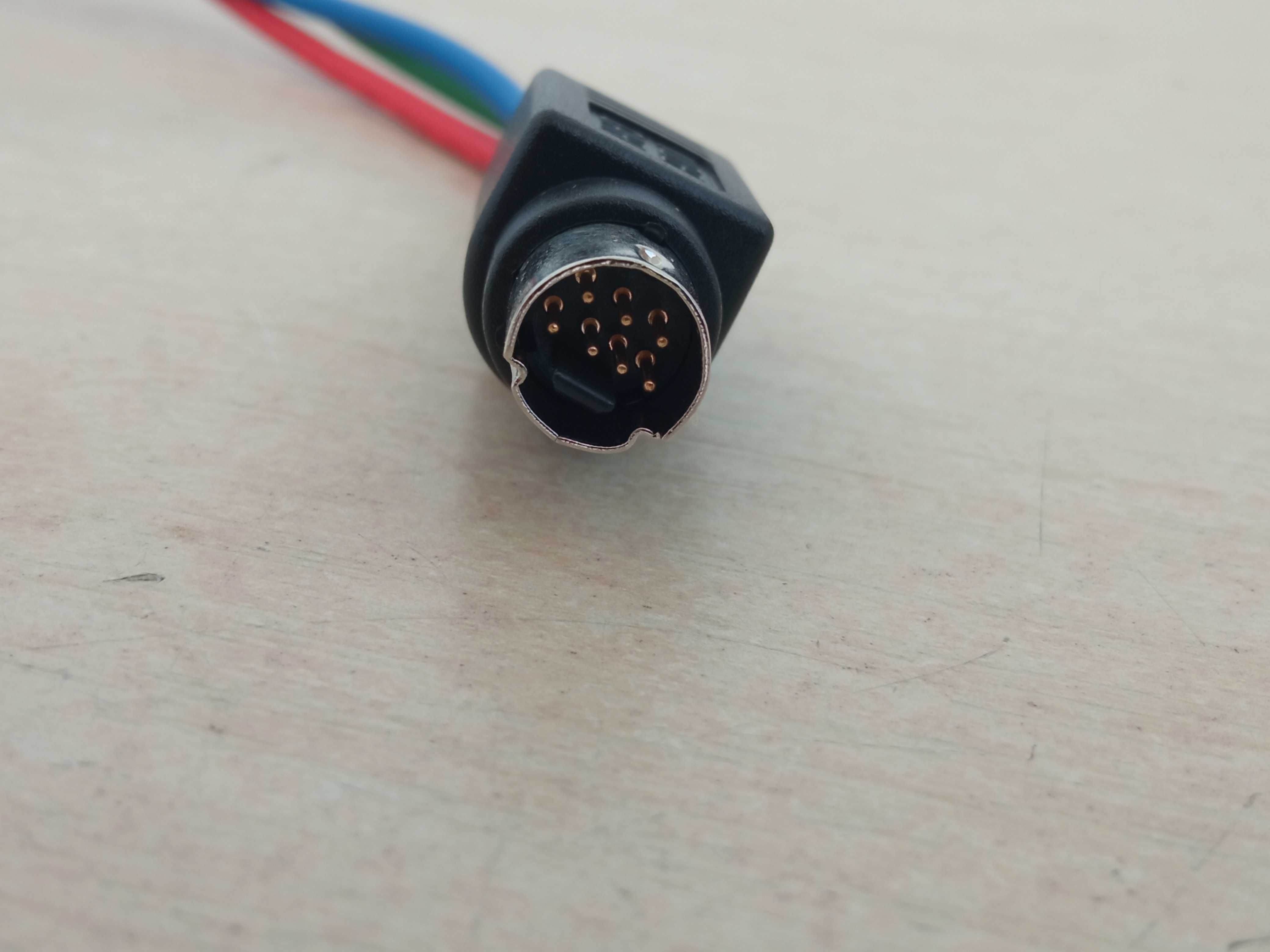Кабель перехідник S-Video 7pin to 3RCA мама component video