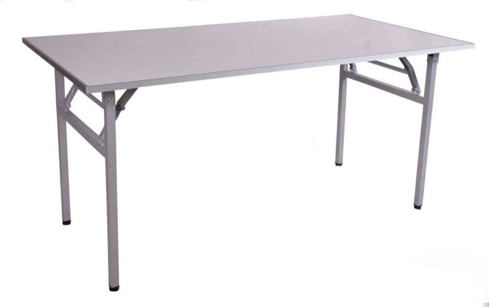 Stół bankietowy składany 160x80 Aluminium BIały