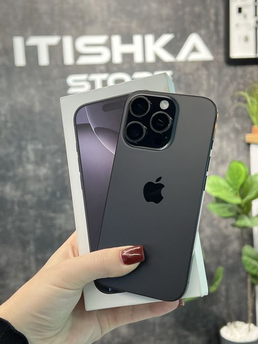 iPhone 16 Pro Titanium Black, 128 GB, 95%Акб, Оплата частинами