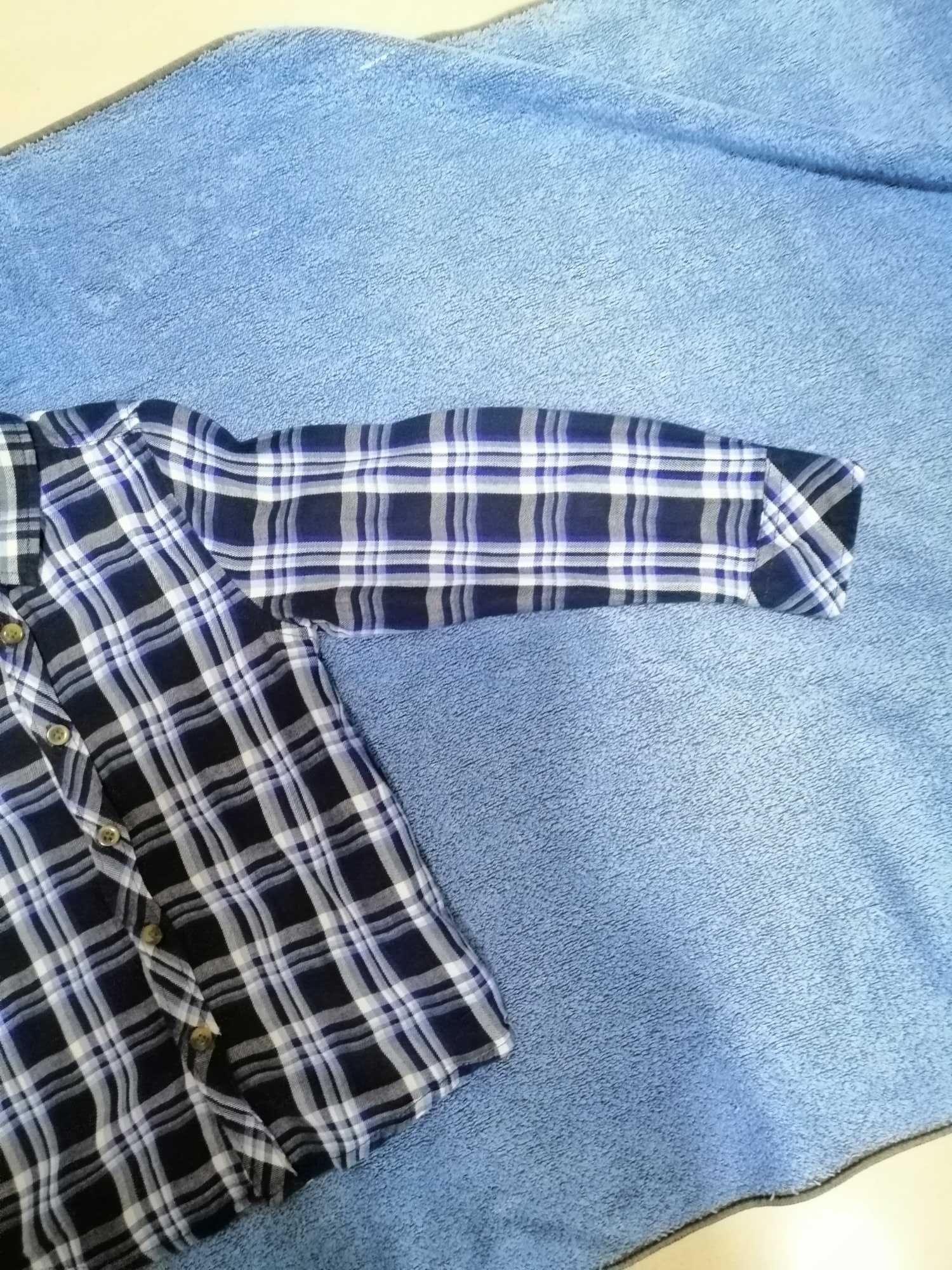 Camisa xadrez, BS, 24-36 meses