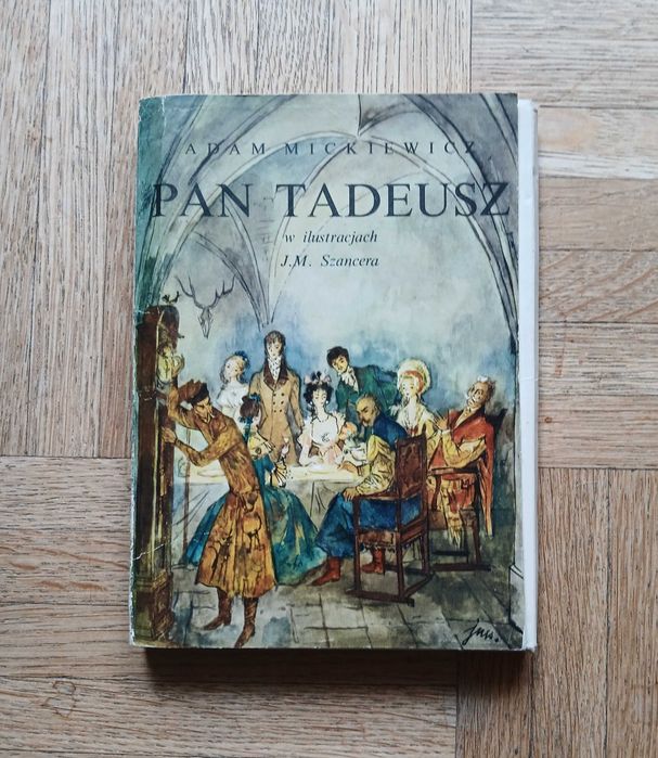 Pan Tadeusz Szancer 12 pocztówek karnetów komplet nierozpieczętowany