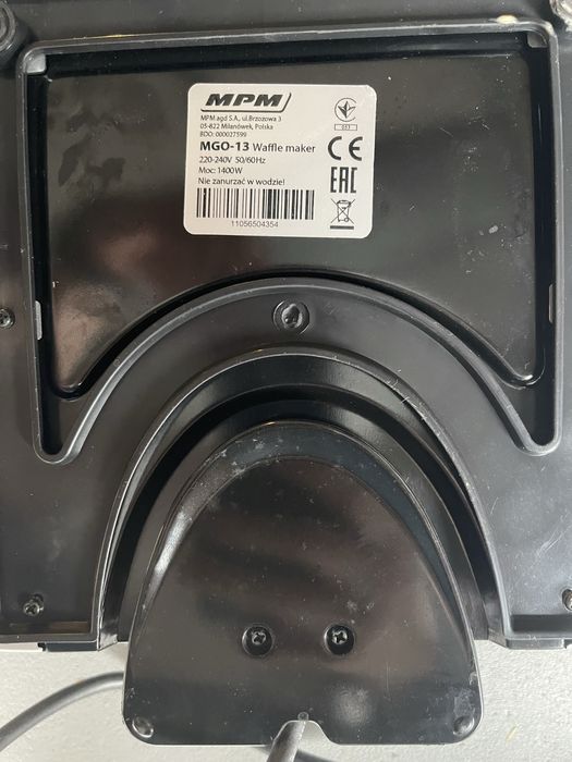 Gofrownica MPM MGO 13  1400w