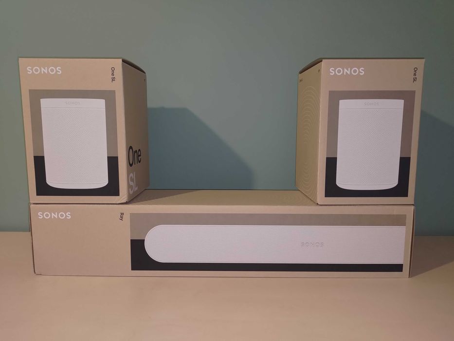 Zestaw Soundbar Sonos Ray + 2x Głośnik One SL