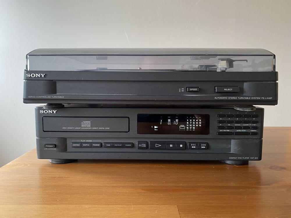 Zestaw Audio SONY /CD + Gramofon Zestaw