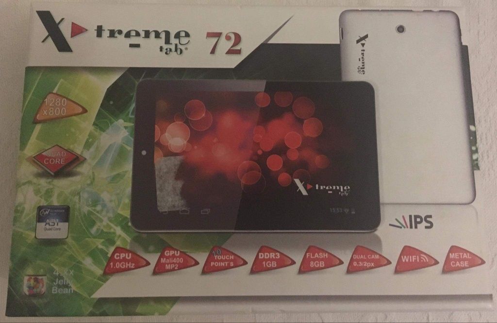 Tablet de 7 polegadas Xtream com avaria liga mas nao arranca