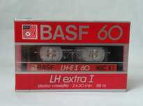 Аудиокассета BASF LH-EI 60. Новая запечатанная.