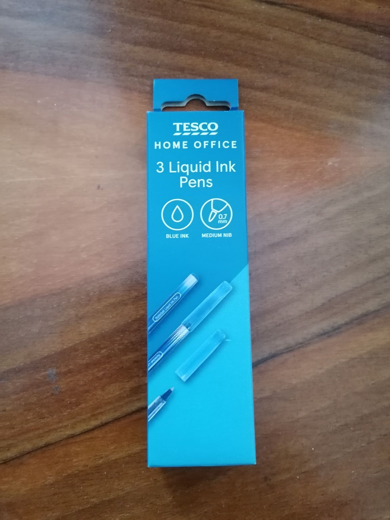 Pióro kulkowe 0,7 mm niebieskie, długopis