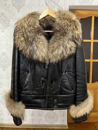Жіноча зимова шкіряна куртка Just Cavalli