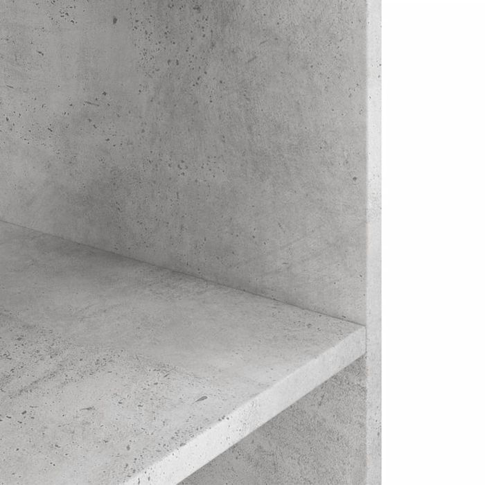 vidaXL Szafka pod akwarium, szarość betonu, 100x40x60 cm