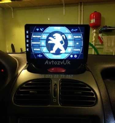 Магнитола PEUGEOT 206 Пежо 207 GPS TV USB 2 din дин CarPlay Android 14