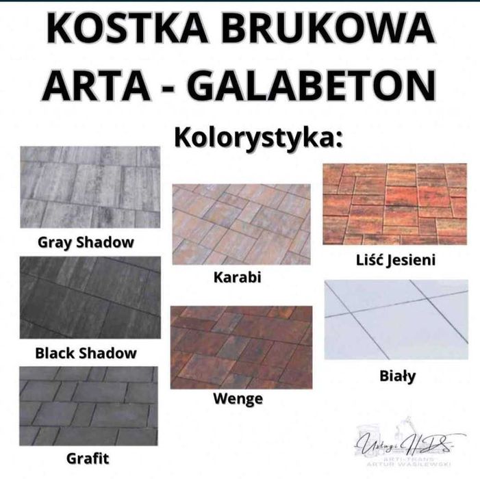 Kostka brukowa ARTA/ Płyta tarasowa NAVA