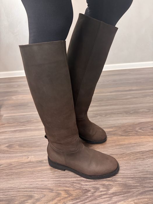 Чоботи шкіряні на утеплювачі