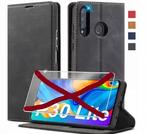 Etui na telefon komórkowy Huawei P30 Lite, skórzane OPIS