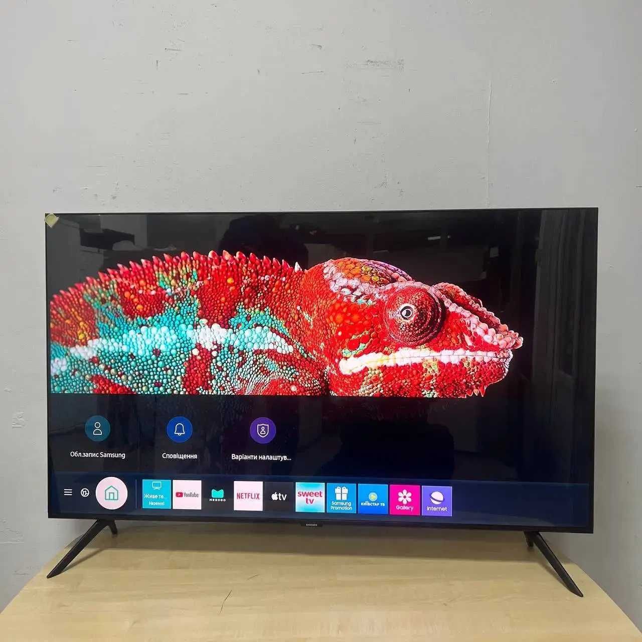Телевізор Samsung 45" Smart TV (Android 13, 4K, T2, Wi-Fi, Bluetooth)