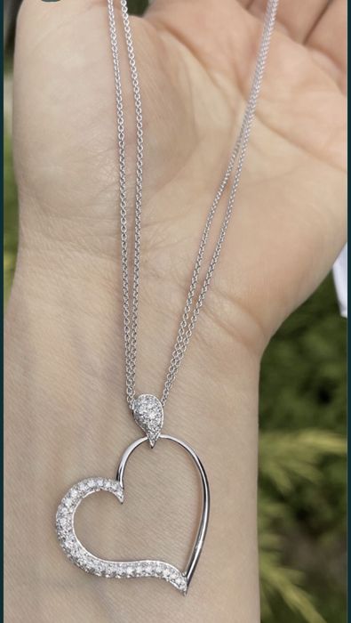 Золотий ланцюг,кольє з діамантами,цепочка с бриллиант,750 про,10 грам