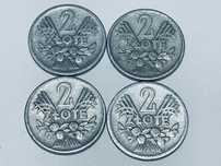 Zestaw 4 monet 1958 Jagody 2 zlote
