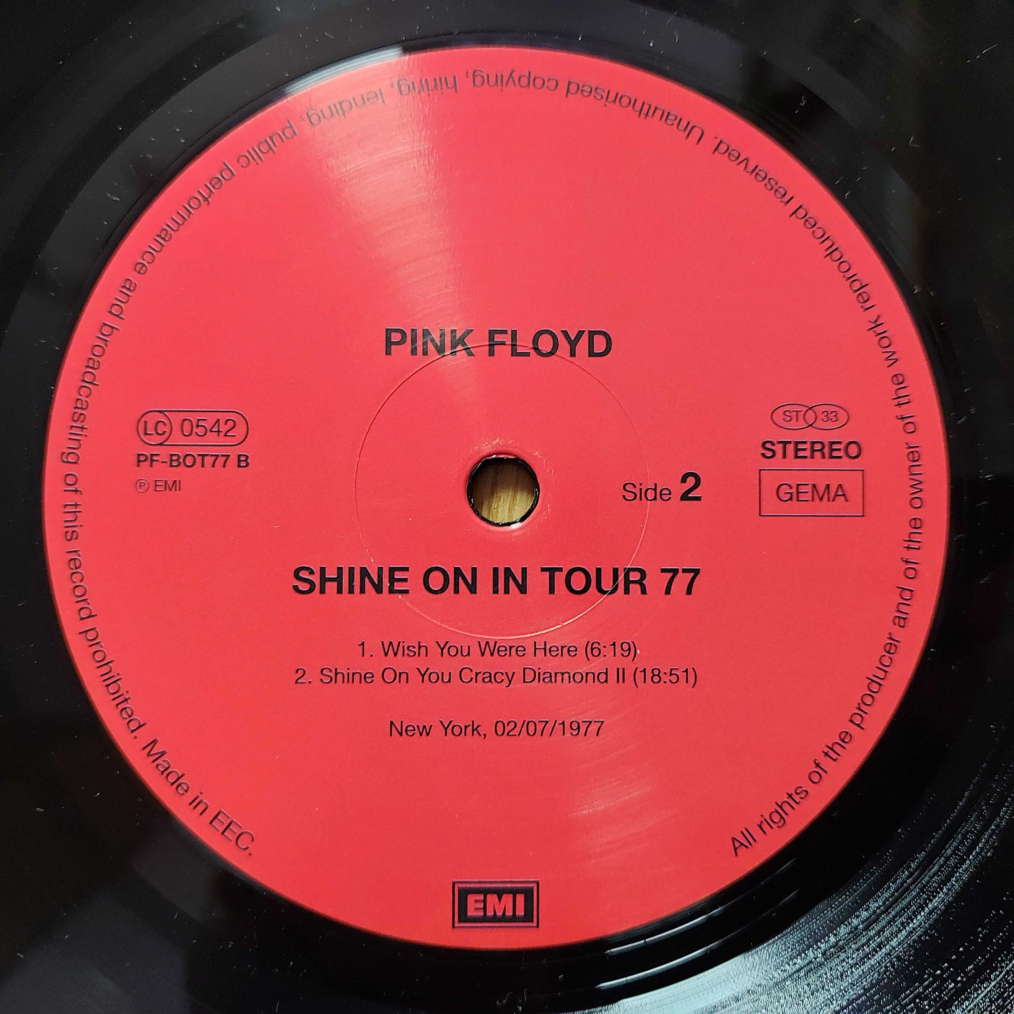 Pink Floyd  Shine On In Tour 77  2009  EU  (NM/NM)