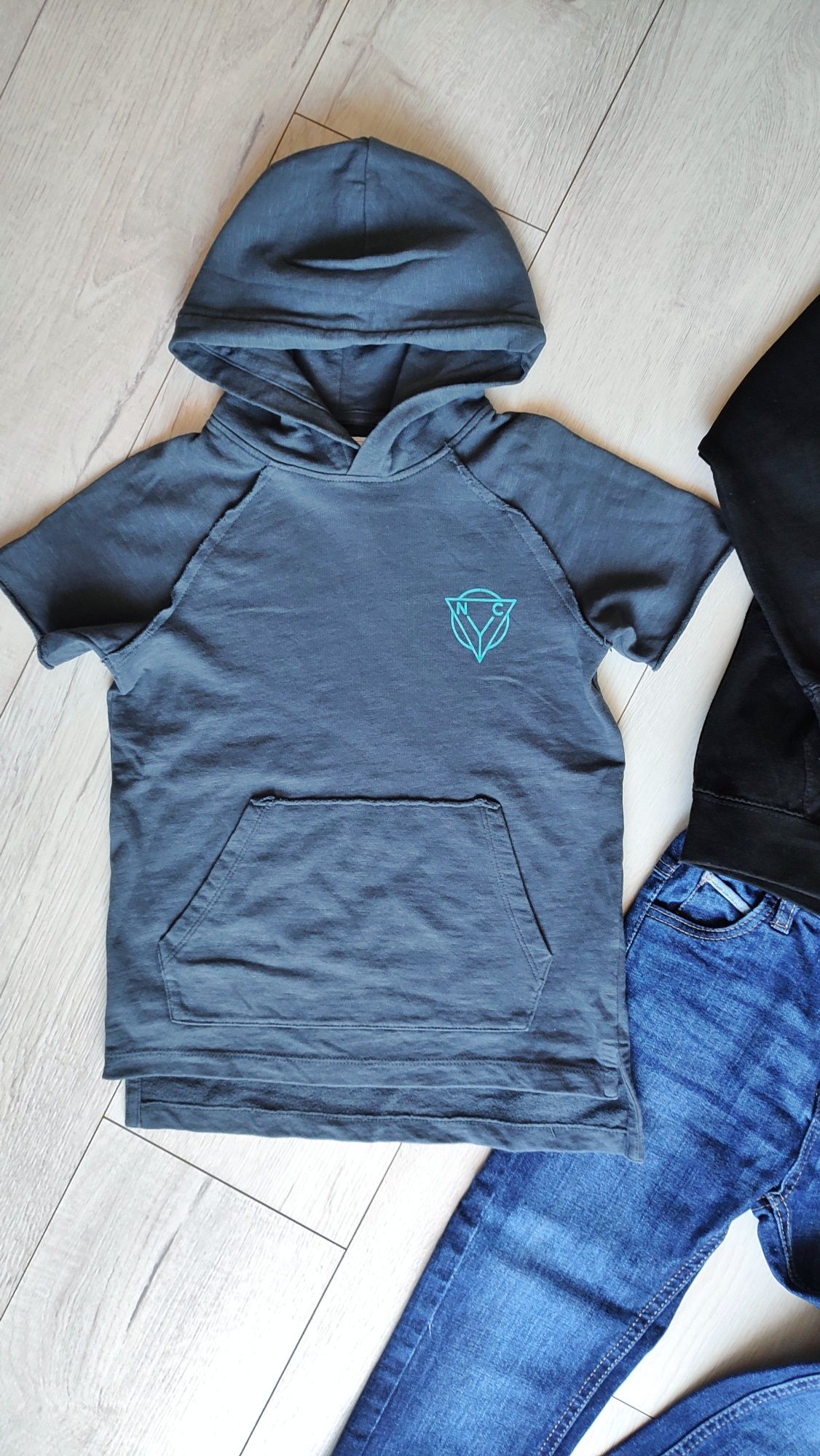 Next 6 lat Zestaw dla chłopca bluza Tik tok dżinsy koszulka