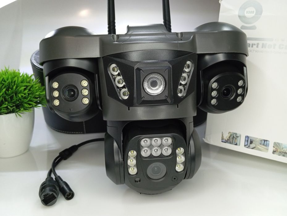 ‼️Максимальний ЗАХИСТ Wifi  4G ПОТРІЙНА камера Sim card НІЧНА ЗЙОМКА‼️