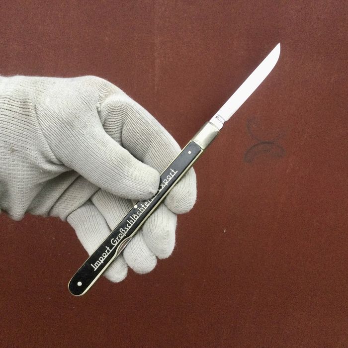 Антикварный немецкий нож-вилка дегустатора, Solingen