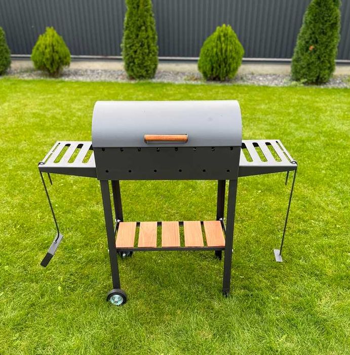 Мангал для шашлику з решіткою! Мангал 4 мм! Мангал на колесах!