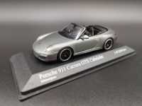 1:43 MInichamps 2011 Porsche 911GTS cabriolet Grey Metallic model