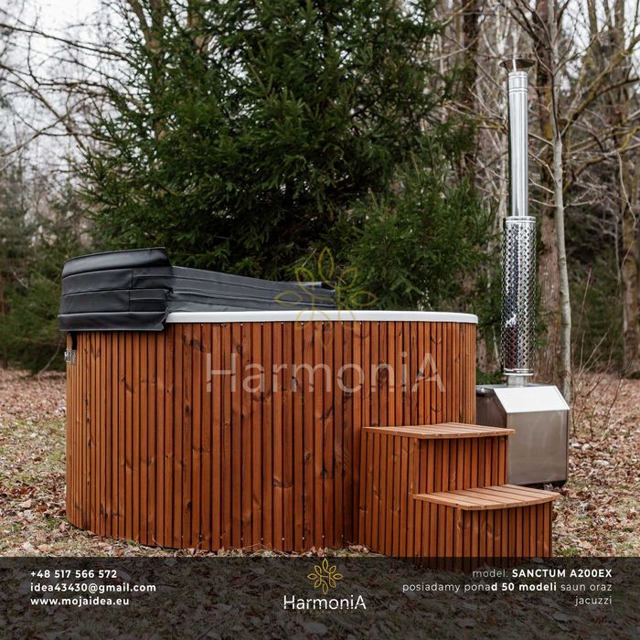 jacuzzi, balia ogrodowa, AKRYLOWE, hydromasaż, aero LED transport FULL