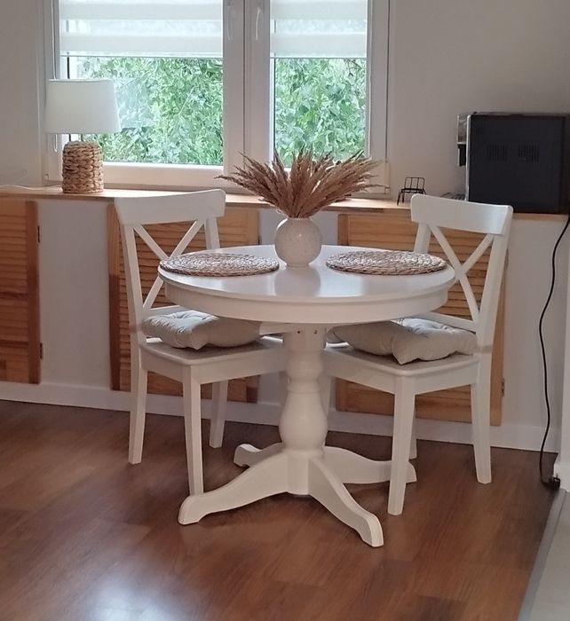 Stół ikea ingatorp krzesła ingolf