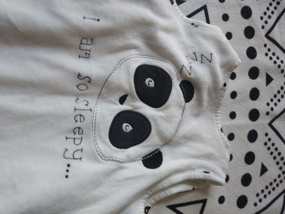 Śpiworek do spania wzór panda 6-18 mies 68-74, 80-86 Mothercare 1 Tog