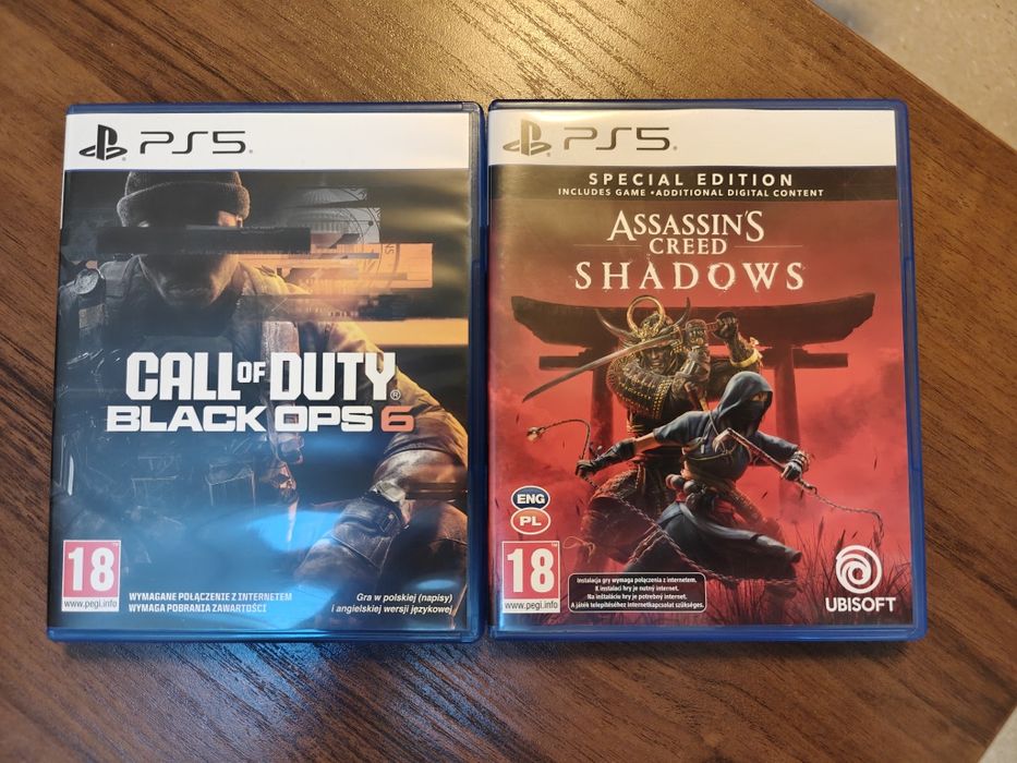 Gry Assassin's Creed Shadows/Call Of Duty Black Ops 6 PS5