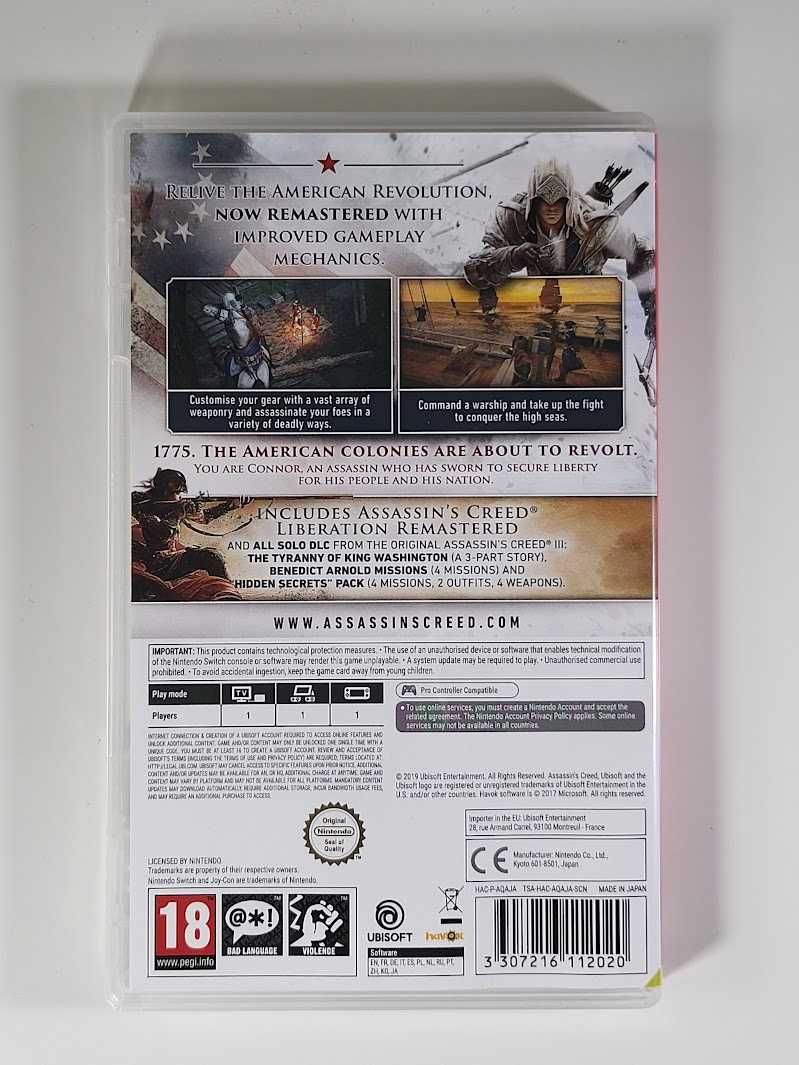 Assassin's Creed III Remastered / Nintendo Switch / PerfectBlue / Land