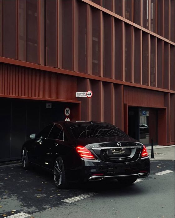 Wynajem aut klasy premium. Mercedes S klasa S400d Long